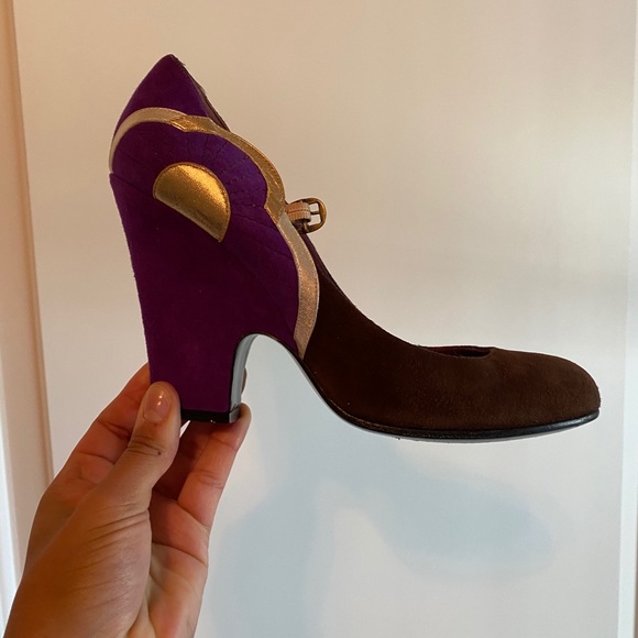 Marc Jacob Rounded Heels - Art Deco Pop - Picture 5 of 7